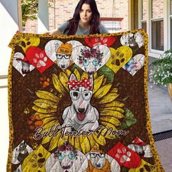 Bull Terrier 14 Blanket Th10072019 Quilt and Home Decor