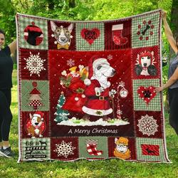 Bull Terrier Quilt Eos and Home Decor