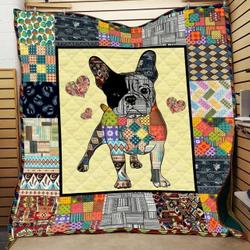 Bulldog Ing Quilt Blanket and Home Decor