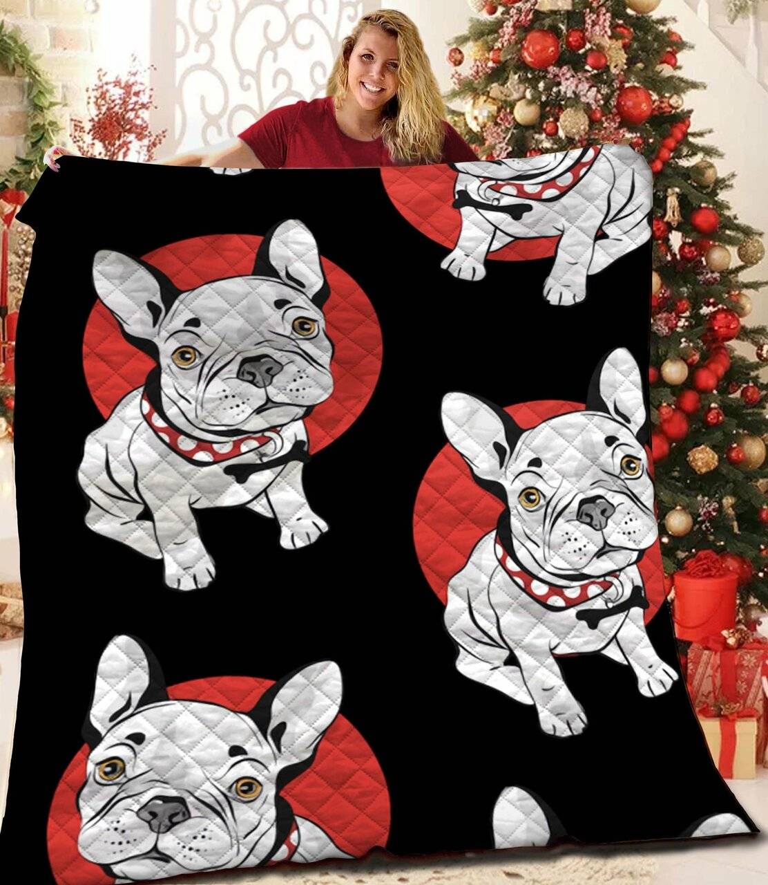 Bulldog Jfj Quilt Ik and Home Decor