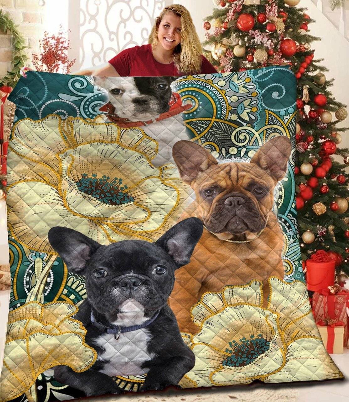 Bulldog Jfj Quilt Iq and Home Decor