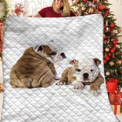 Bulldog Jfj Quilt Ud and Home Decor