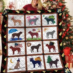 Bullmastiff Jfj Quilt Is and Home Decor