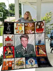 Burt Lancaster Quilt Blanket 01 and Home Decor