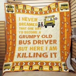 Bus Driver Jfj Quilt Cj and Home Decor