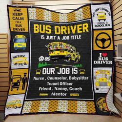 Bus Driver Jfj Quilt Zo and Home Decor