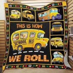 Bus Driver Quilt Blanket ABC07113212 and Home Decor
