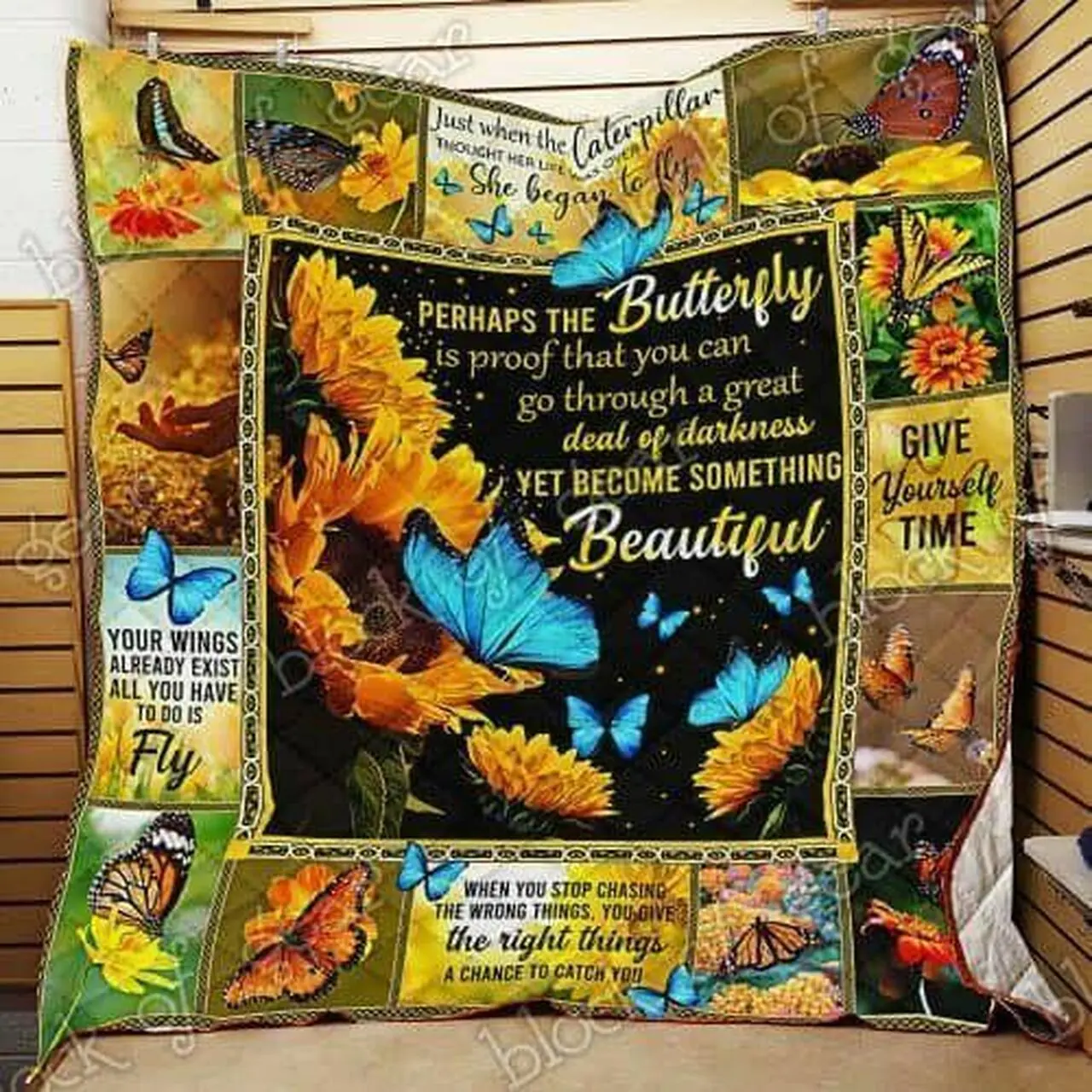 Butterflies Hur Quilt Bevrot and Home Decor