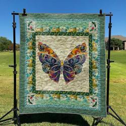 Butterfly 4 DHCCNA0909 Quilt Blanket and Home Decor