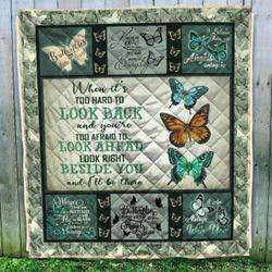 Butterfly Beside You Quilt Fsd and Home Decor
