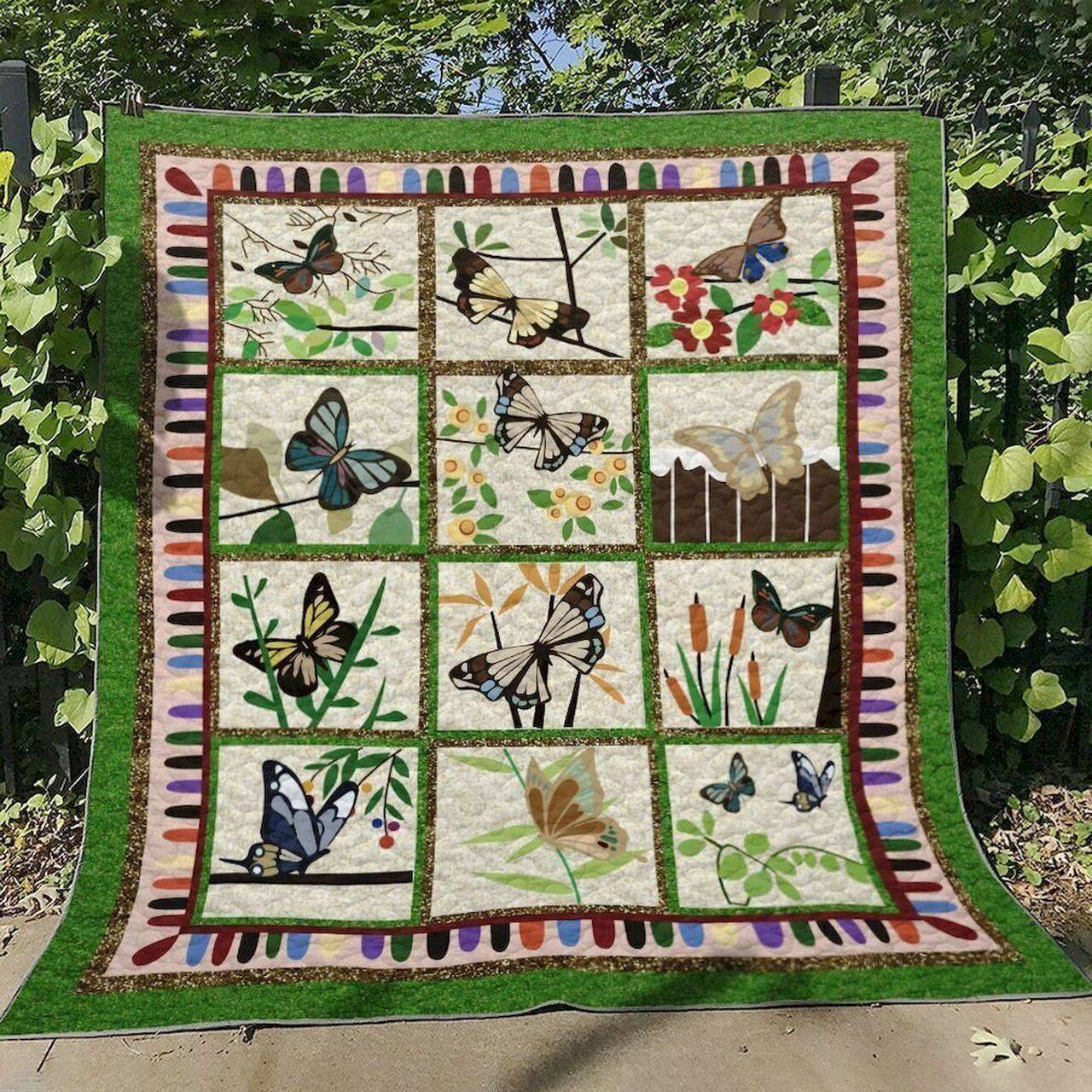 Butterfly Bl280604 Quilt Blanket and Home Decor