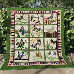 Butterfly Bl280604 Quilt Blanket and Home Decor