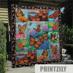 Butterfly Butterfly In My Head Quilt Kef and Home Decor