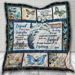 Butterfly Cl18100131Mdq Quilt Blanket and Home Decor