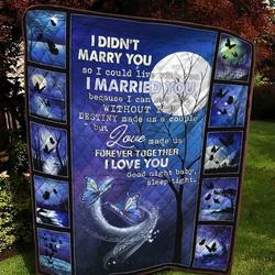 Butterfly Forever Together I Love You G Quilt Mg and Home Decor