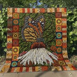 Butterfly Hm240507 Quilt Blanket and Home Decor