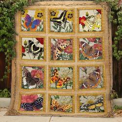 Butterfly Is Queen Quilt Blanket ABC07112419 and Home Decor