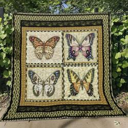 Butterfly Ml160702 Quilt Blanket and Home Decor