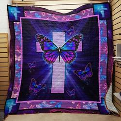 Butterfly Quilt Blanket ABC07112173 and Home Decor