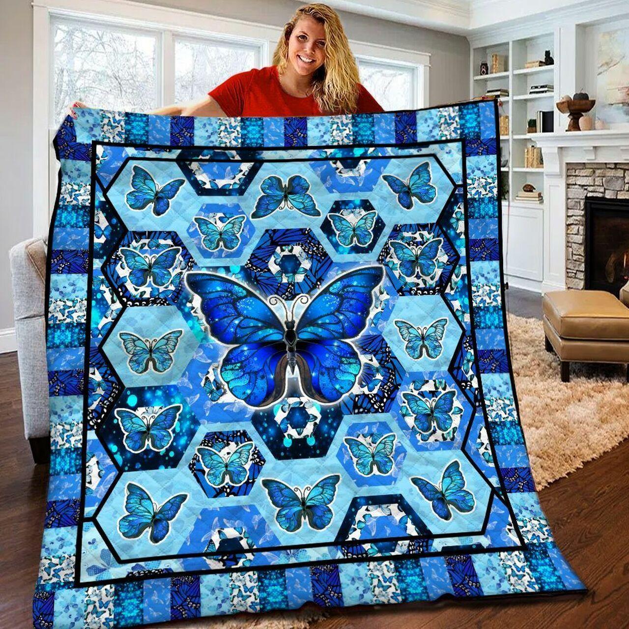 Butterfly Quilt Blanket BBB120527HT and Home Decor