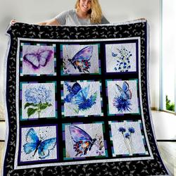 Butterfly Quilt Blanket C9B200203NM and Home Decor