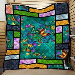 Butterfly Quilt Blanket Dhc0910723Vt and Home Decor