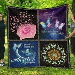 Butterfly Quilt Blanket Th1207 and Home Decor