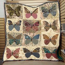 Butterfly Style Vintage Quilt and Home Decor