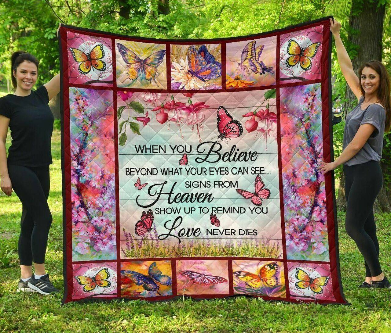 Butterfly When You Believe Ah Quilt Derqpv and Home Decor