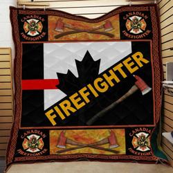 Ca Firefighter DHCDHC NT2410 Quilt Blanket and Home Decor