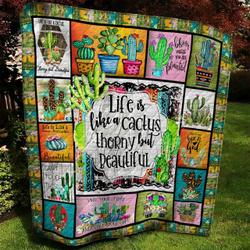Cactus Quilt Blanket BBB030854MH and Home Decor