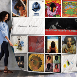 Caetano Veloso Albums Quilt Blanket 01 and Home Decor