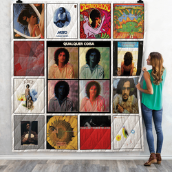Caetano Veloso Albums Quilt Blanket 02 and Home Decor
