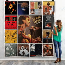 Caetano Veloso Live Albums Quilt Blanket Ver 13 and Home Decor