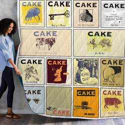Cake Singles Quilt Blanket Ver 14 and Home Decor