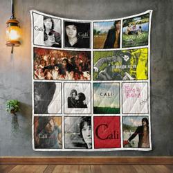 Cali Album Covers Quilt Blanket and Home Decor
