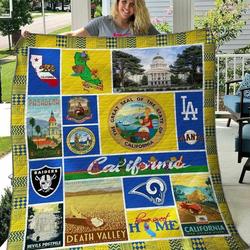 California State DHCDHC DT2210 Quilt Blanket and Home Decor
