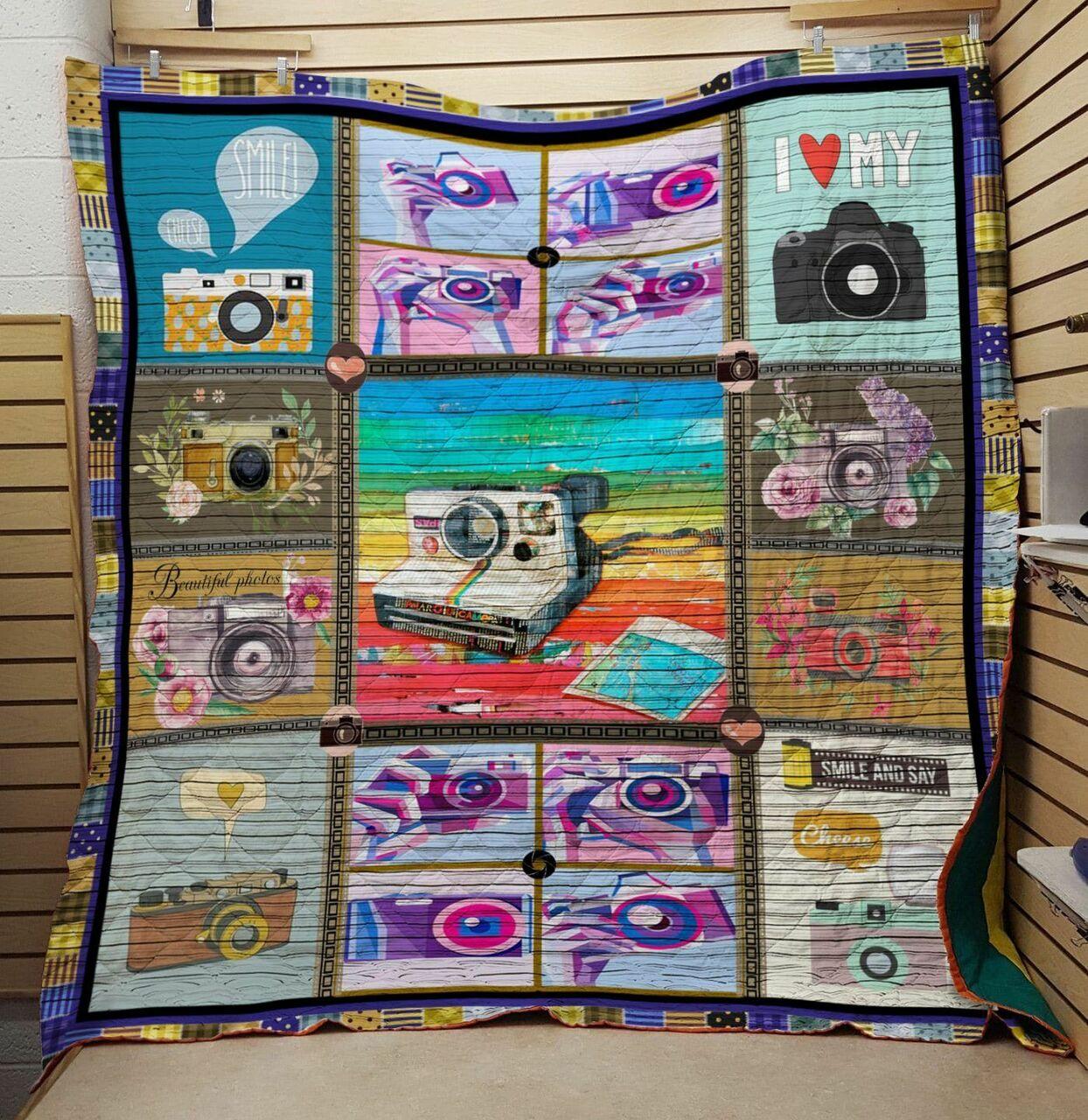 Camera 103016 3D Customized Quilt Blanket 536 and Home Decor