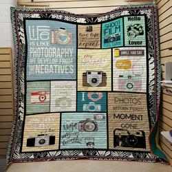 Camera 190223065 3D Customized Quilt Blanket 934 and Home Decor
