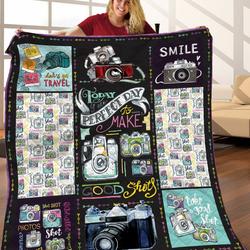 Camera Quilt Blanket C9B280206HD and Home Decor