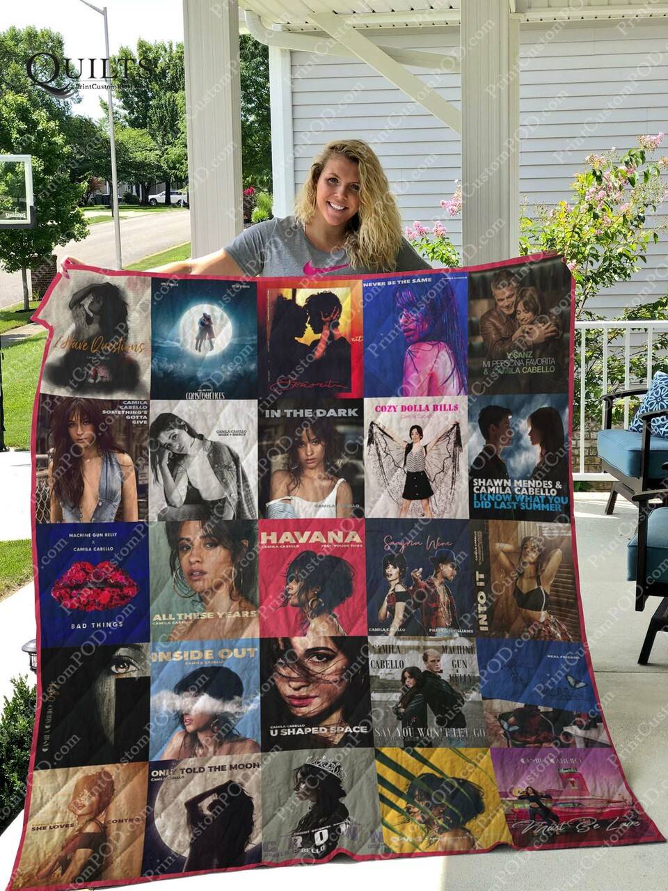 Camila Cabello Albums Quilt Blanket For Fans Ver 25 and Home Decor
