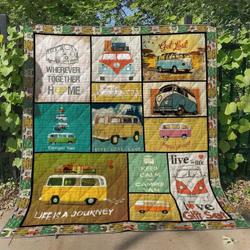 Camper Van Hur Quilt Cysime and Home Decor