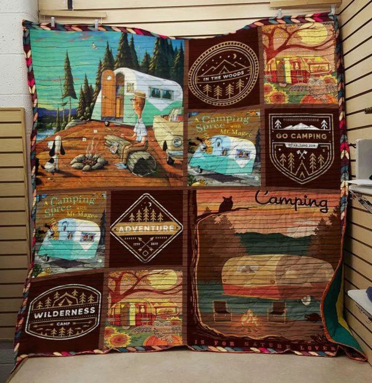 Camping: Adventure Quilt and Home Decor