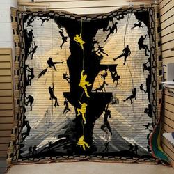 Camping: Black And Yellow Quilt and Home Decor
