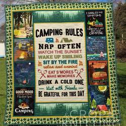 Camping Blanket Th1307 Quilt and Home Decor