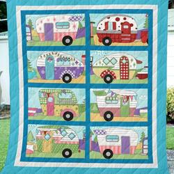 Camping Camper Art TB160996 3D Customized Quilt and Home Decor