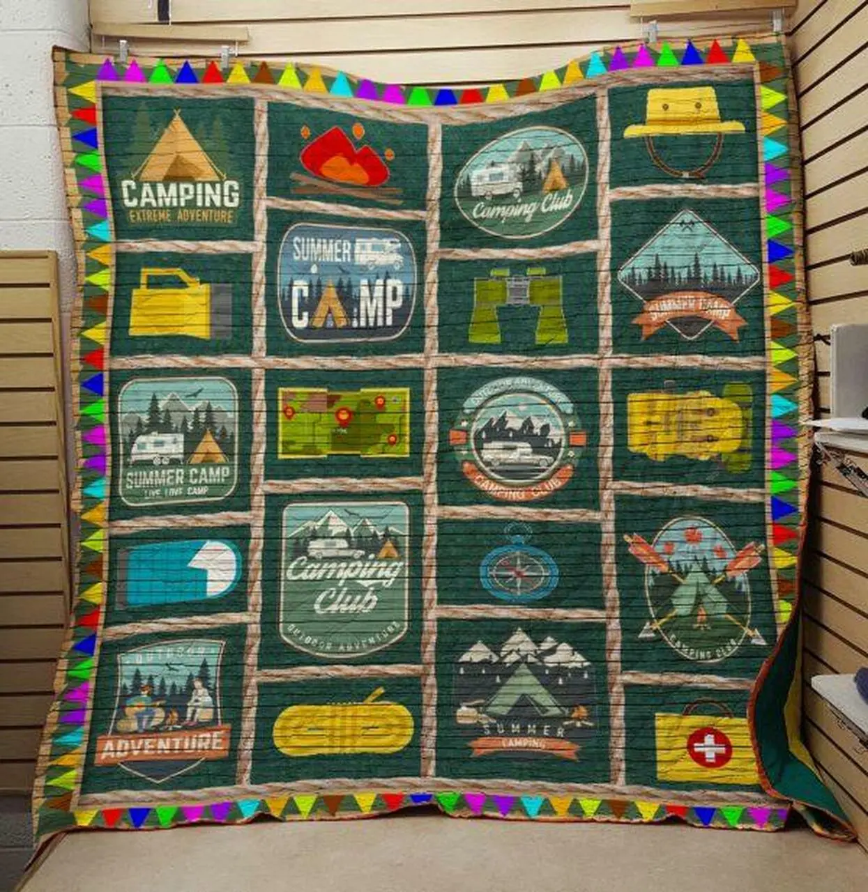 Camping Club Quilt and Home Decor