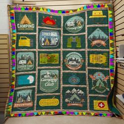 Camping Club Quilt and Home Decor