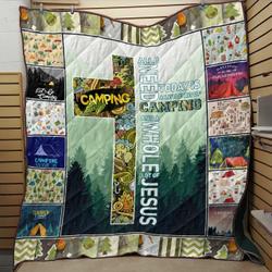 Camping Cross Reality Or Quilt Odw and Home Decor
