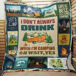 Camping DHCDHC DT2210 Quilt Blanket 24 and Home Decor